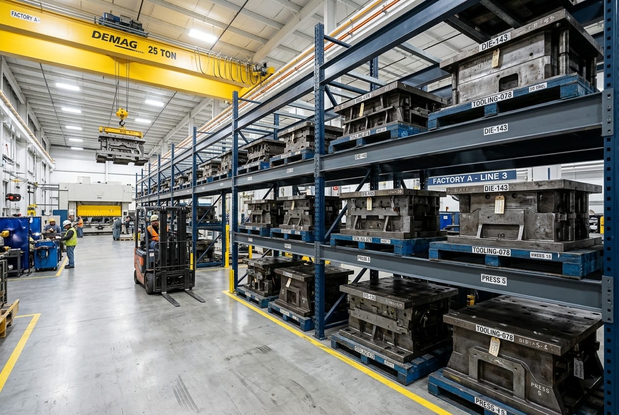 Heavy-Duty Automotive Tooling & Die Storage