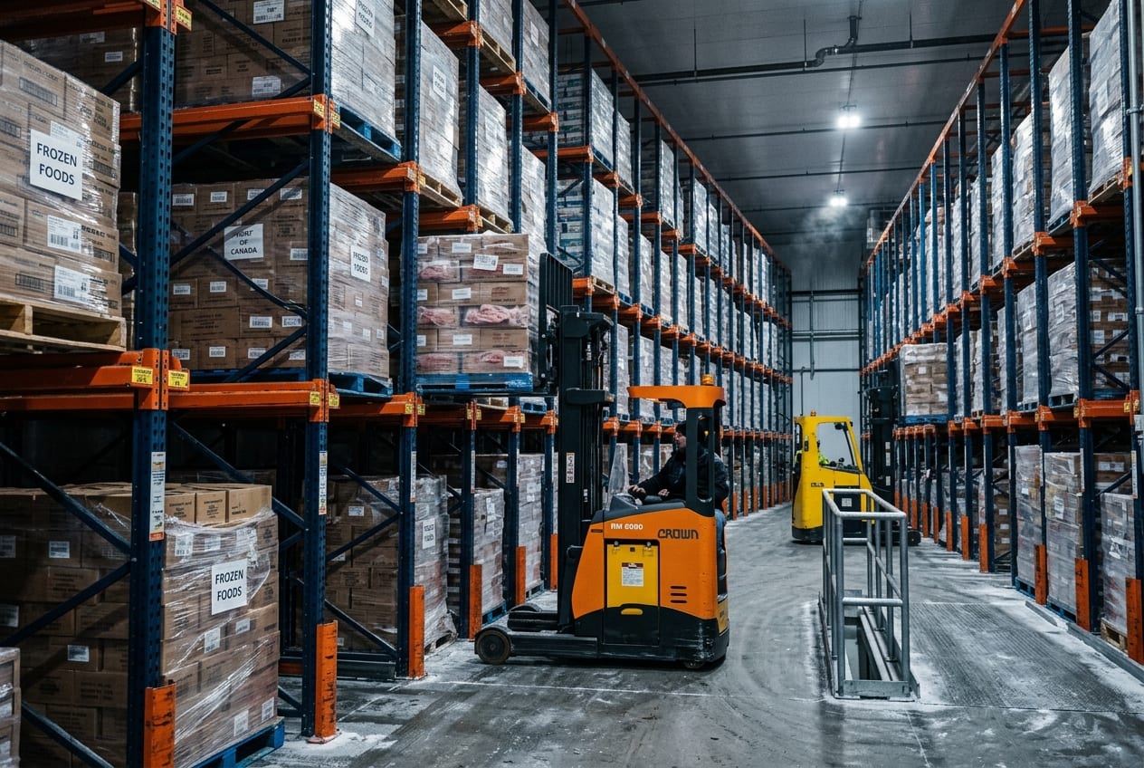 Sub-Zero Cold Storage Racking Complex